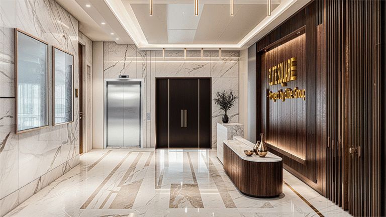 Elite Square Lift Lobby Image