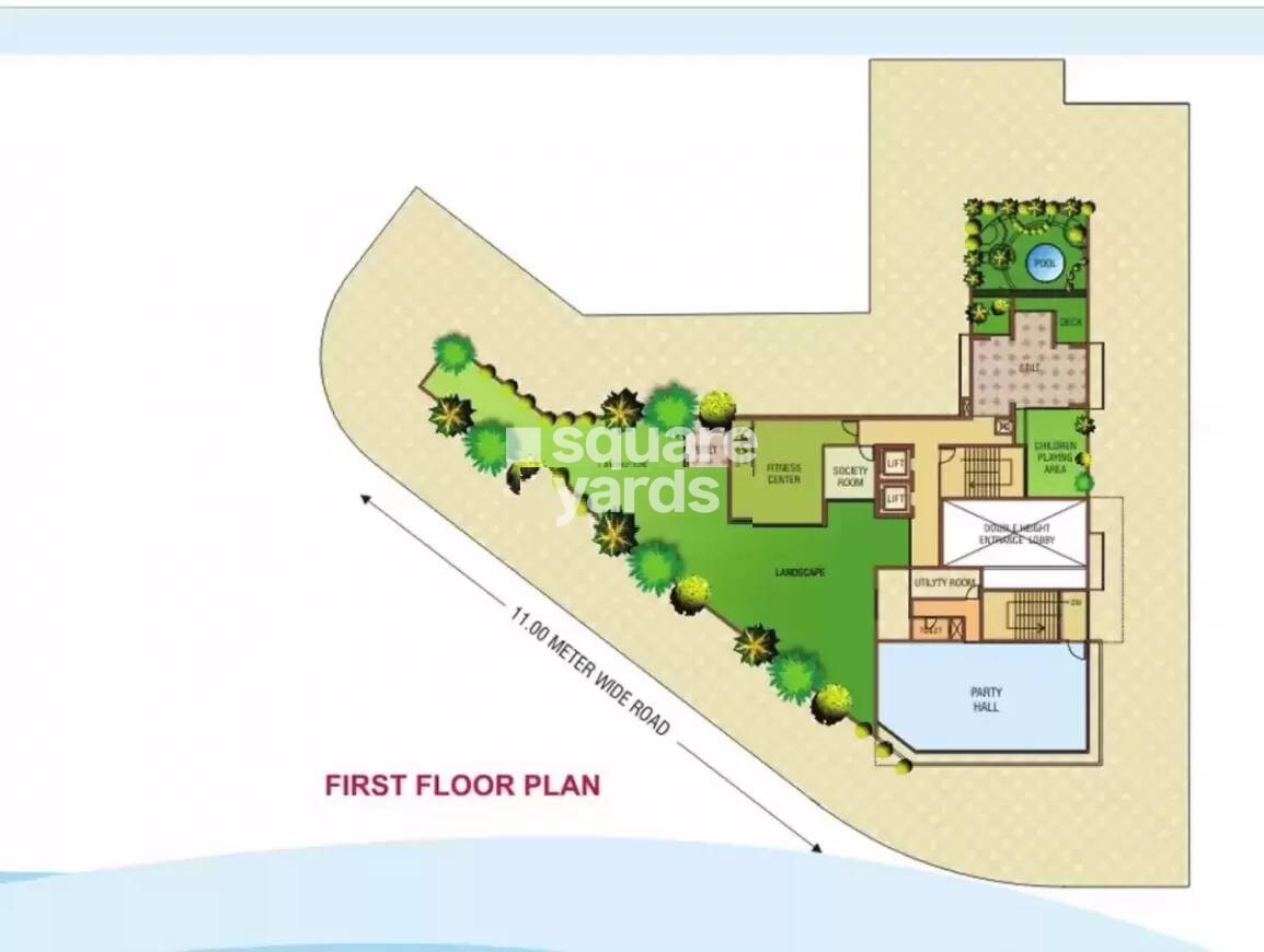 Elite-Tower-Borivali_a cartoon of a train on a train track