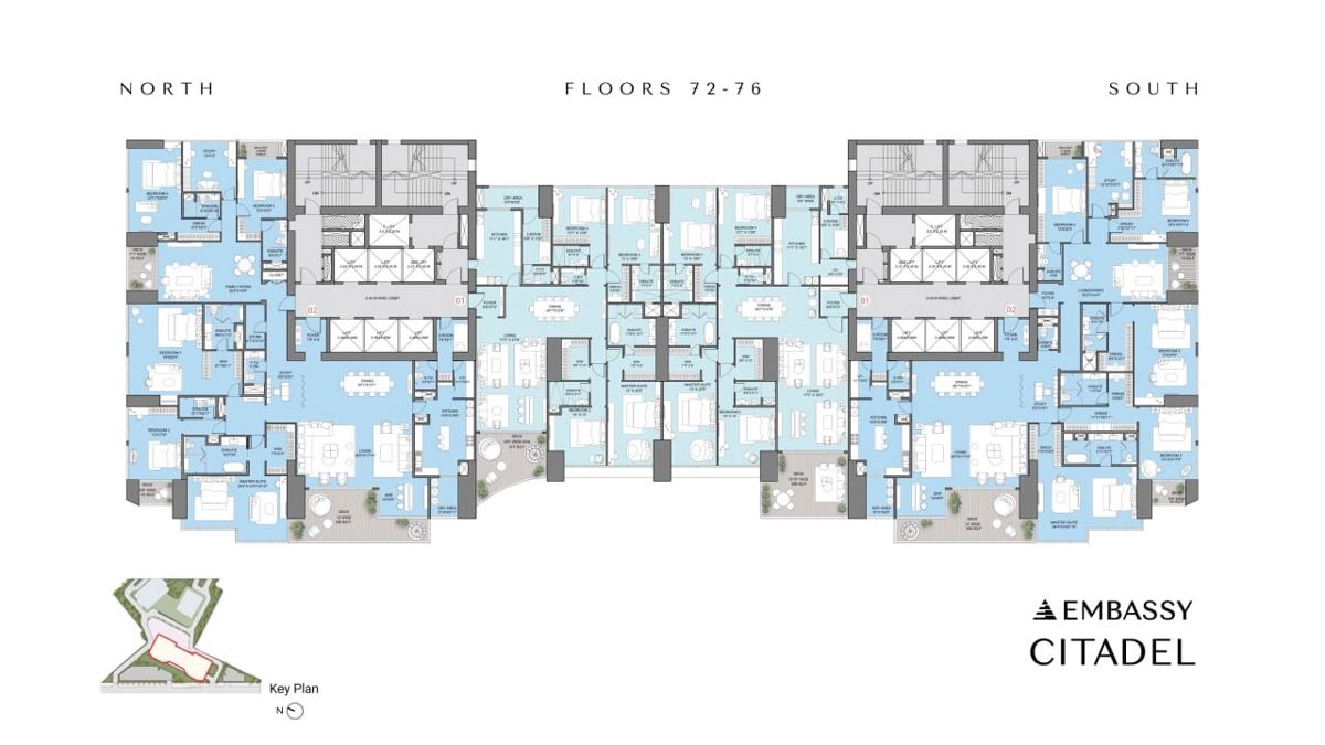 Embassy Citadel Floor Plans 3