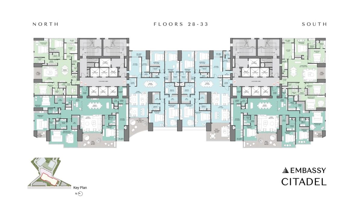 Embassy Citadel Floor Plans 4