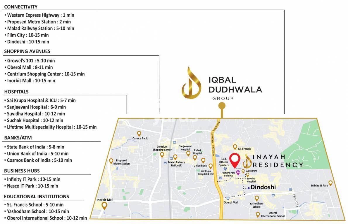 Emerald Inayah Residency Location Image