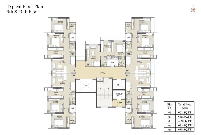 Empire Meghna Floor Plans 1