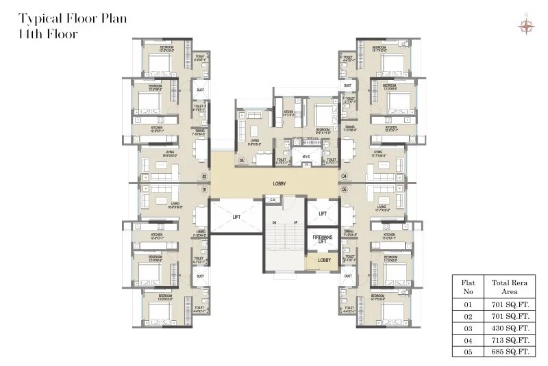Empire Meghna Floor Plans 2