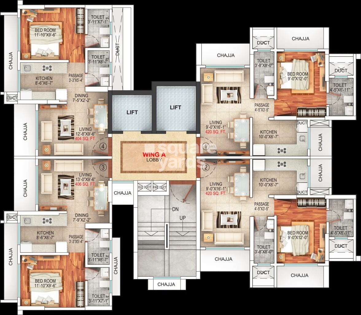 Empire Towers Floor Plans 1