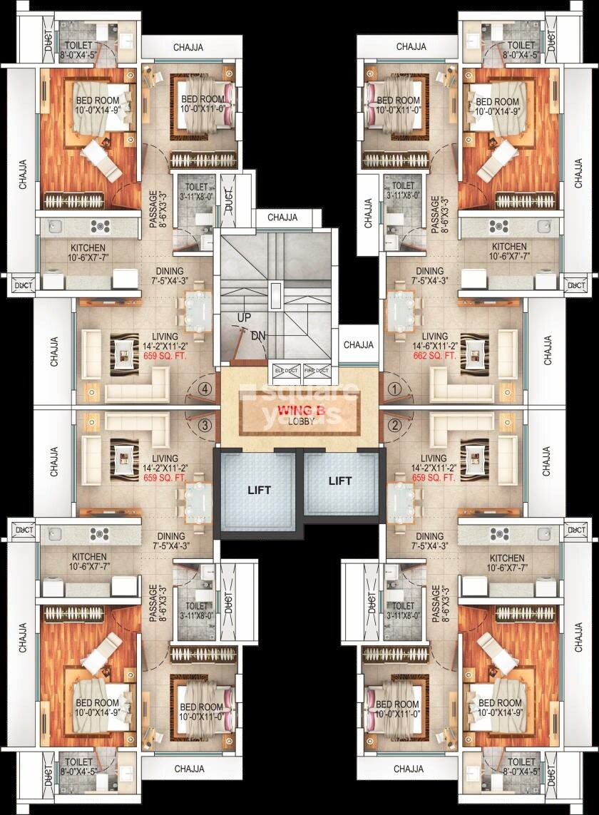 Empire Towers Floor Plans 2