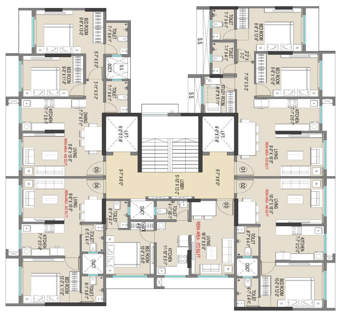 Empire Vrindavan Floor Plans
