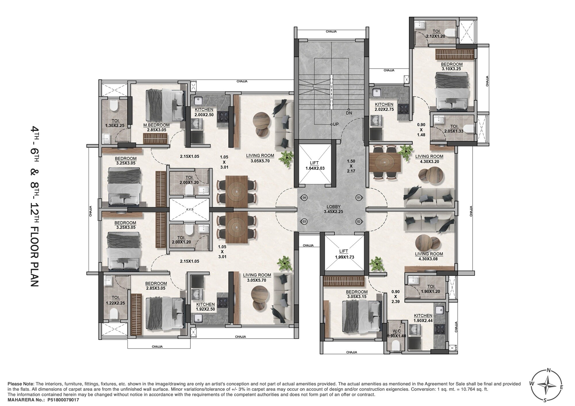 Eshaan Shri Datta Prasad CHS Floor Plans