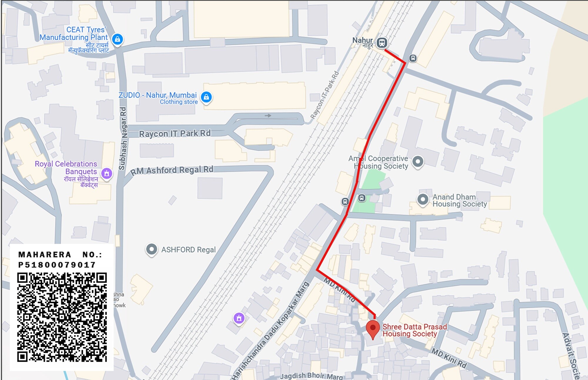 Eshaan Shri Datta Prasad CHS Location Image