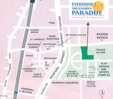 Evershine Millenium Paradise Location Image 1