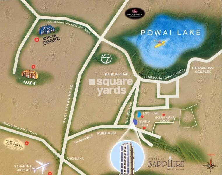 Evershine Sapphire Location Image