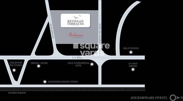 Fairmont Reyhaan Terraces Location Image