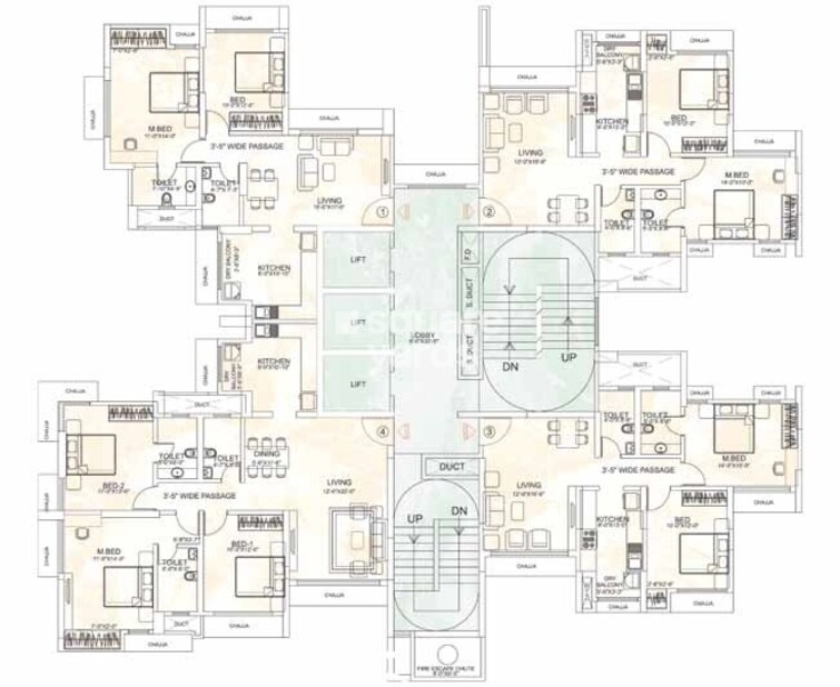 Flying Kite Floor Plans 1