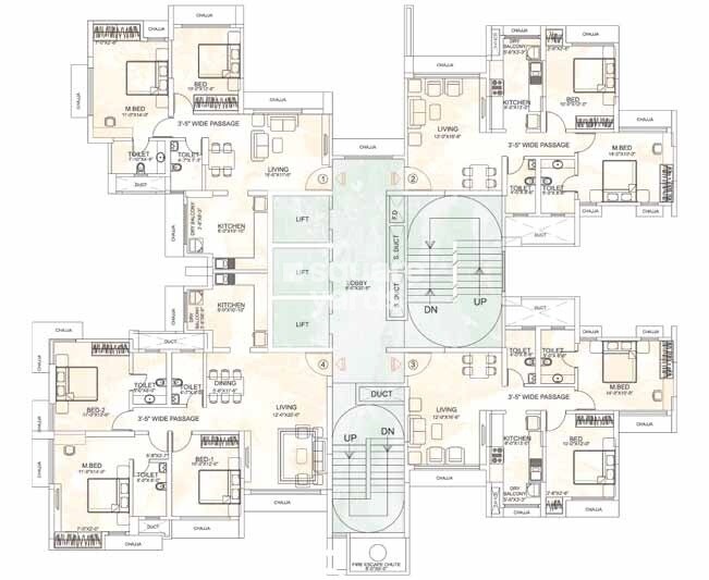 Flying Kite Floor Plans 1