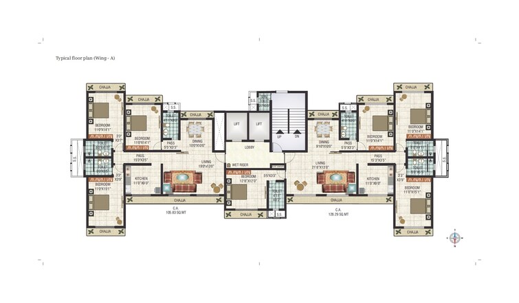 Fortune Avirahi Floor Plans