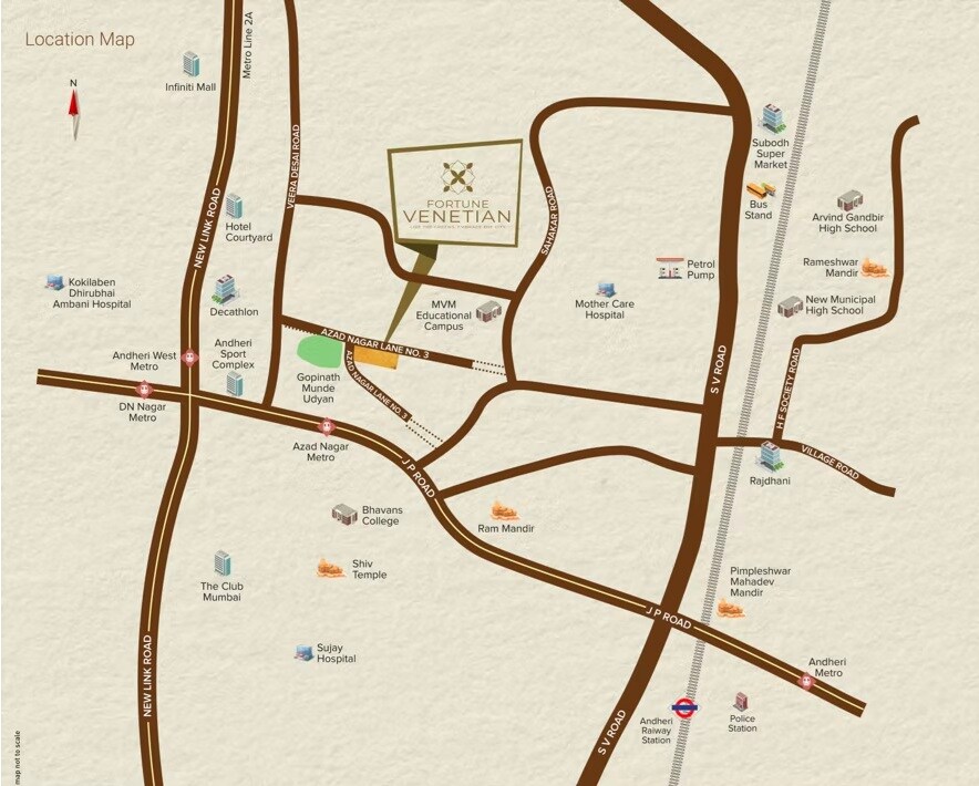 Fortune Venetian Location Image