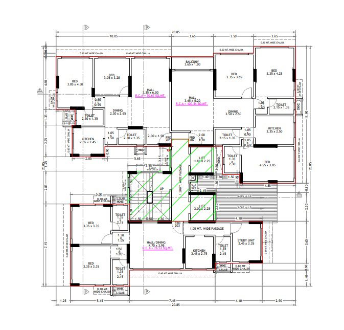Friends Trimbakeshwar CHS Floor Plans