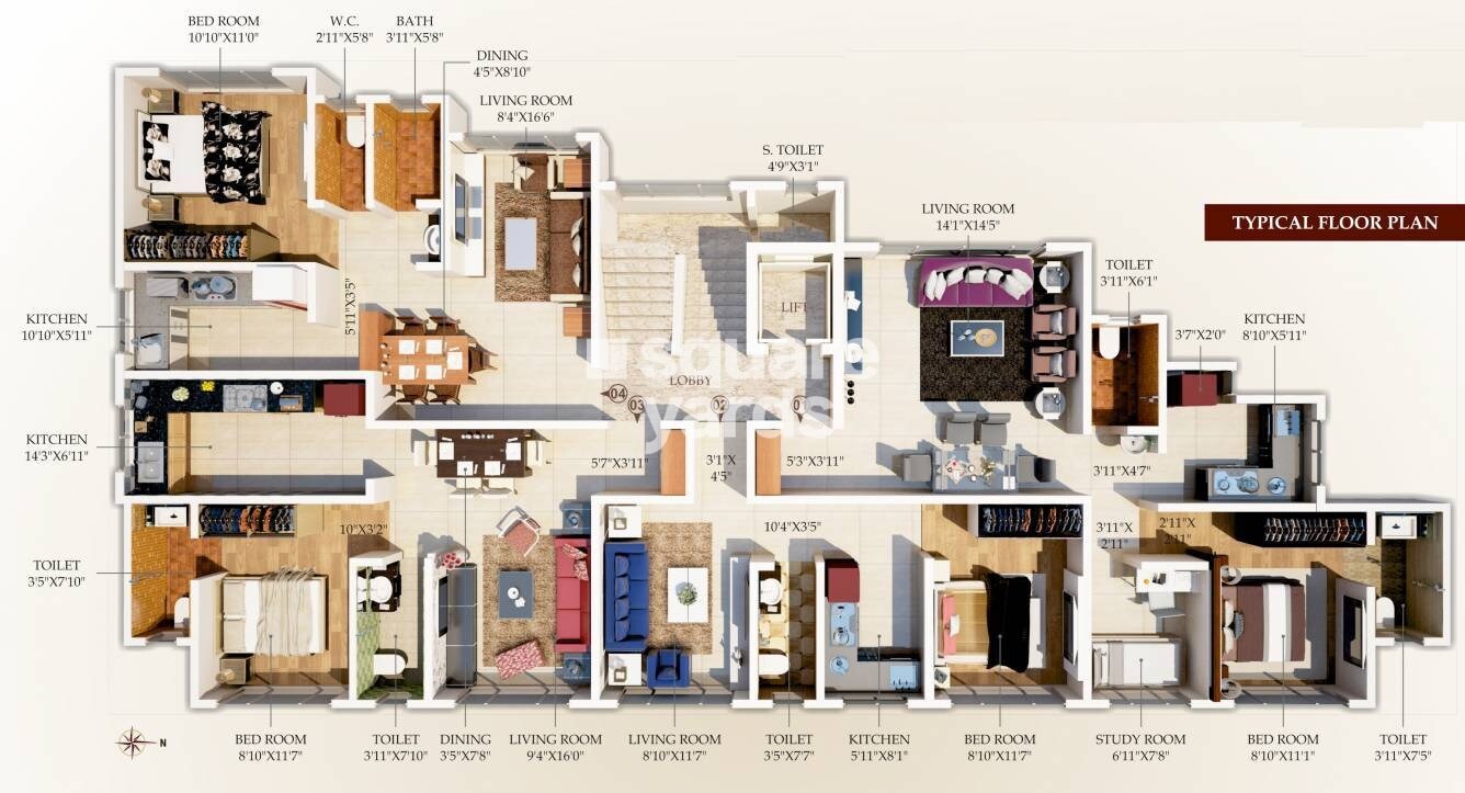 Funsign Saylee Enclave Floor Plans