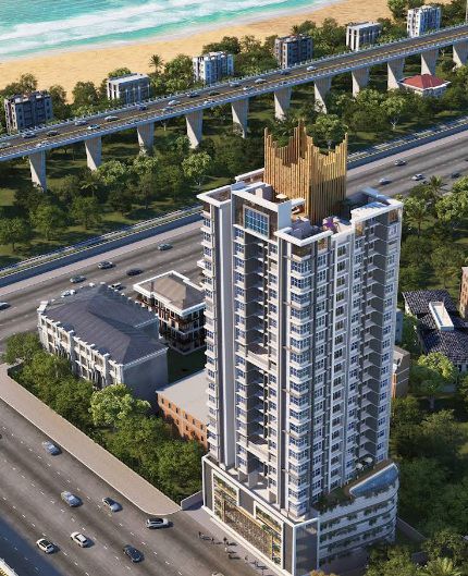 Futuristic Presidence Marina Apartment Exteriors