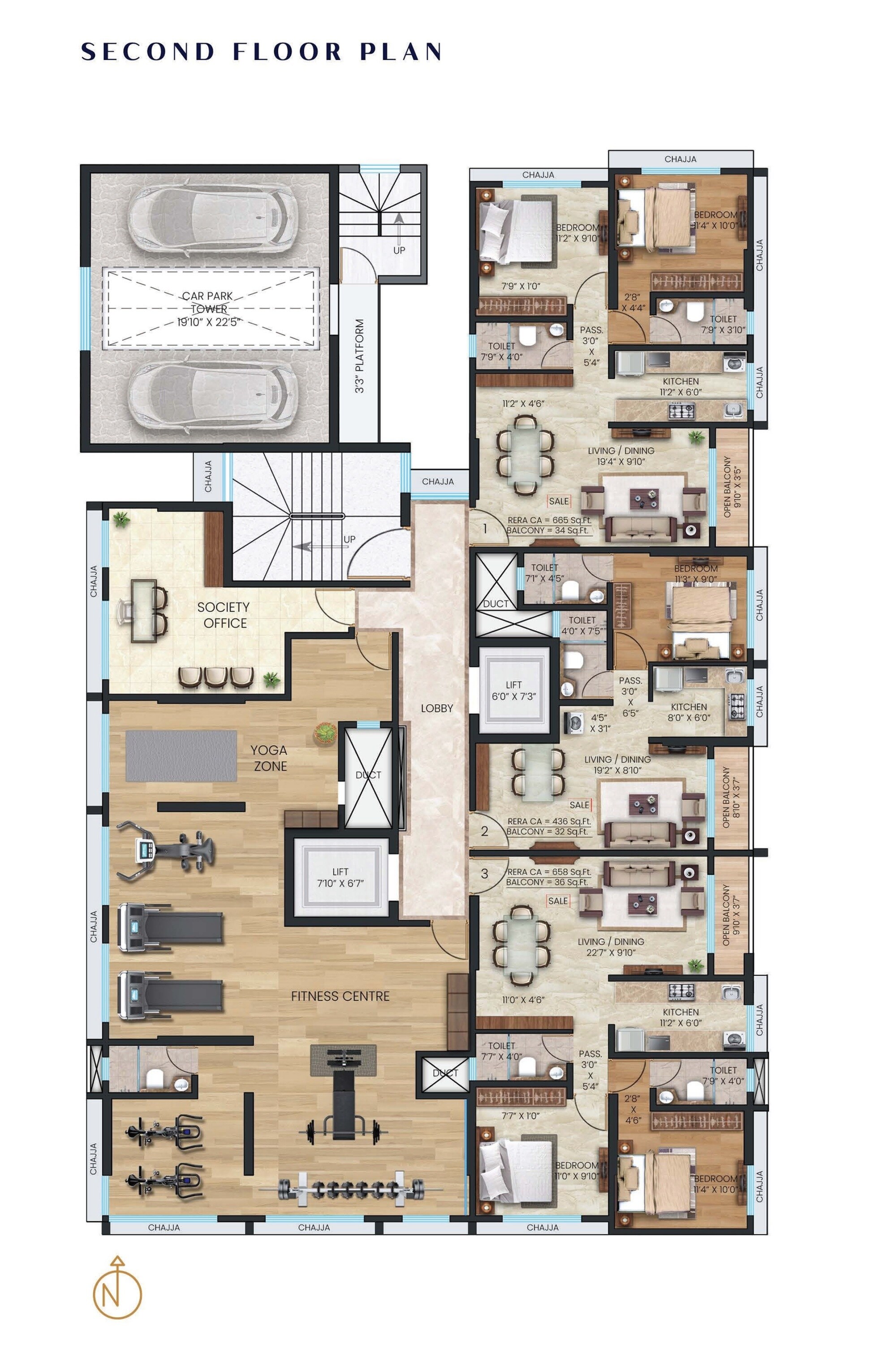 Gagangiri Aadhya Floor Plans 1