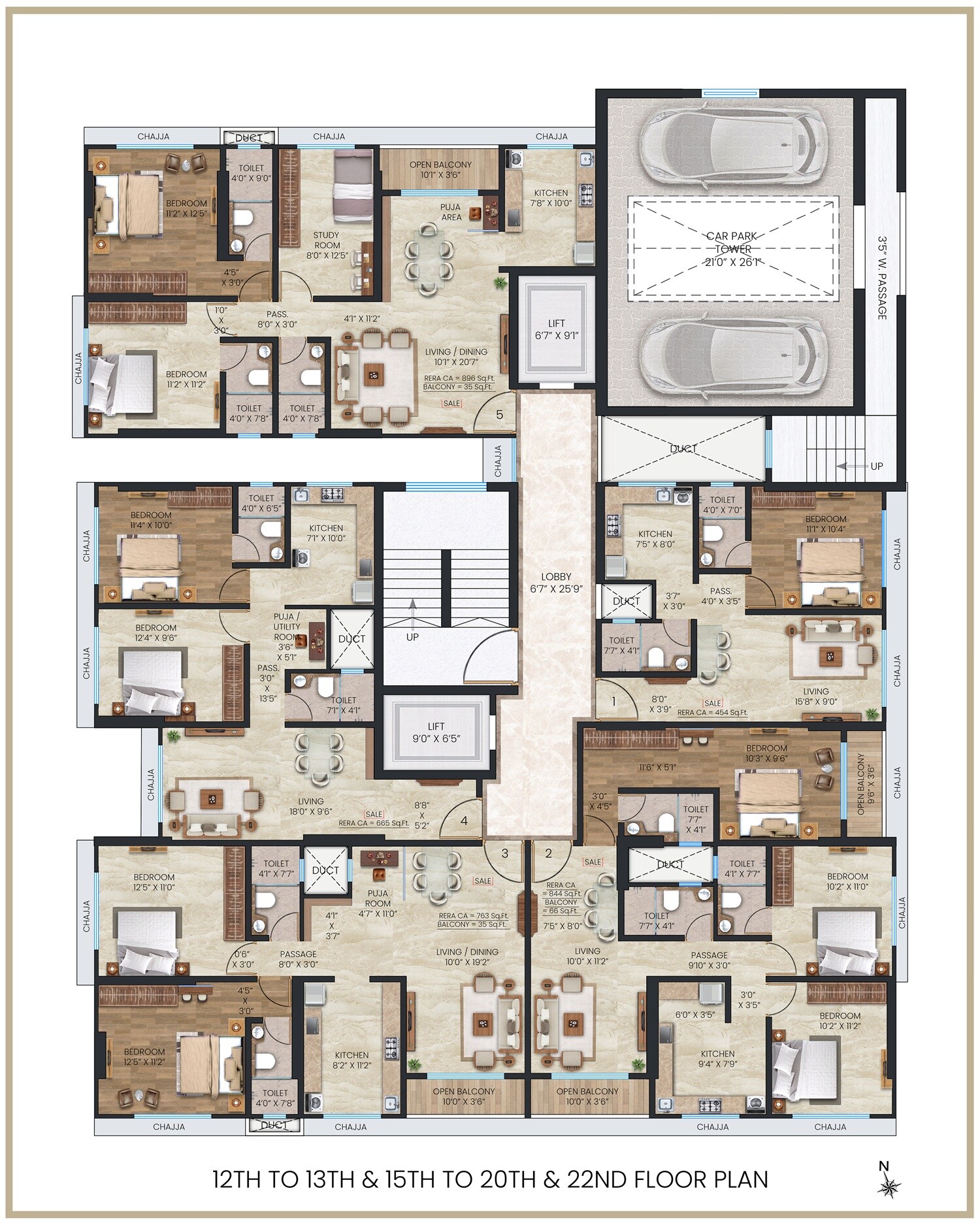 Gagangiri Anvaya Floor Plans