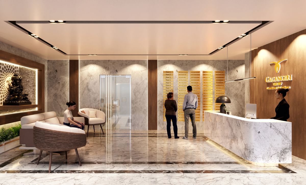 Gagangiri Ekta CHS Lift Lobby Image