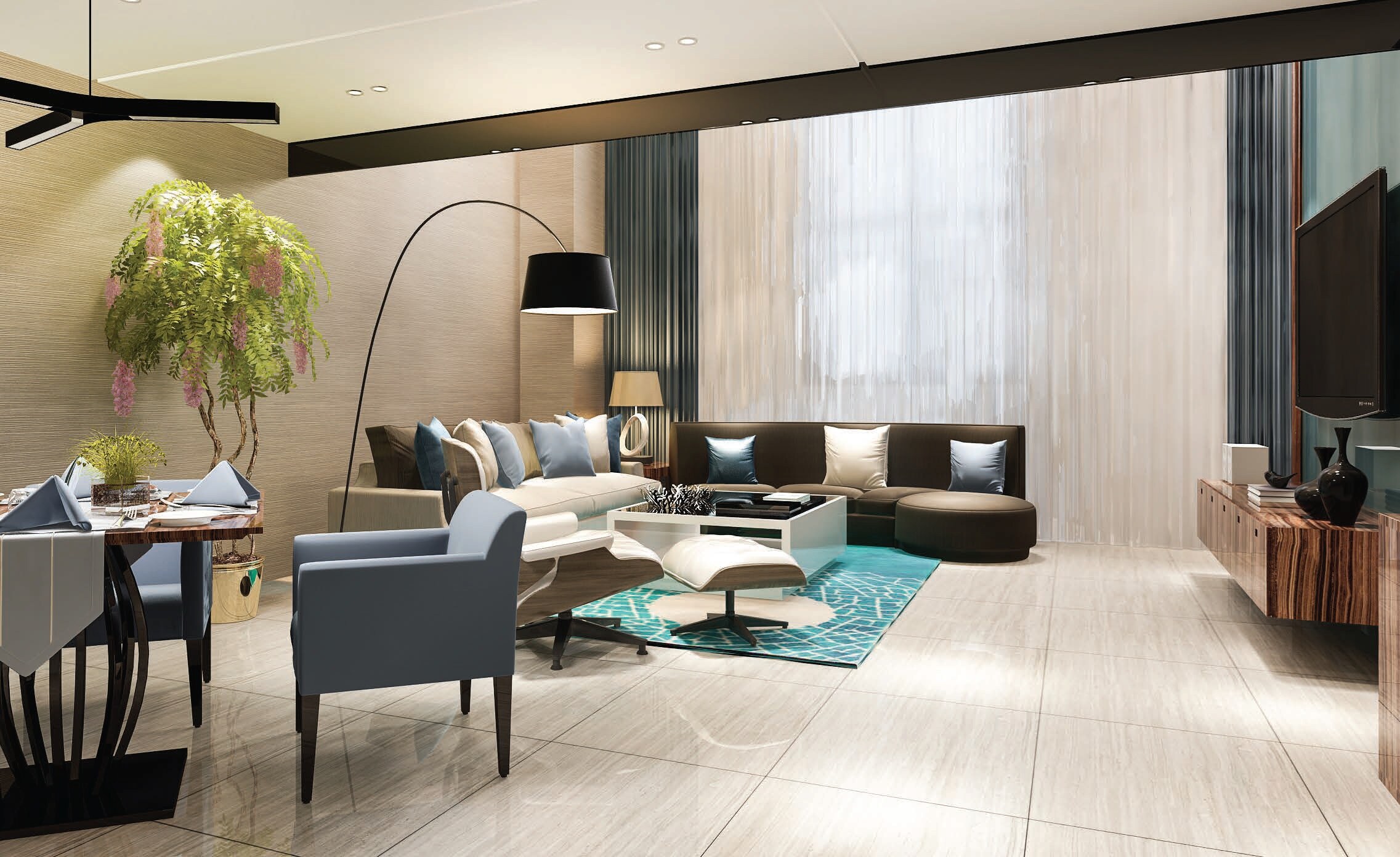 Gagangiri Gagan 138 Apartment Interiors 1