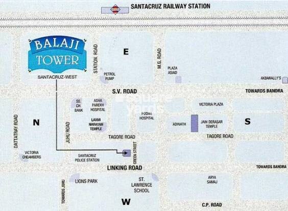 Gajra Balaji Tower Location Image
