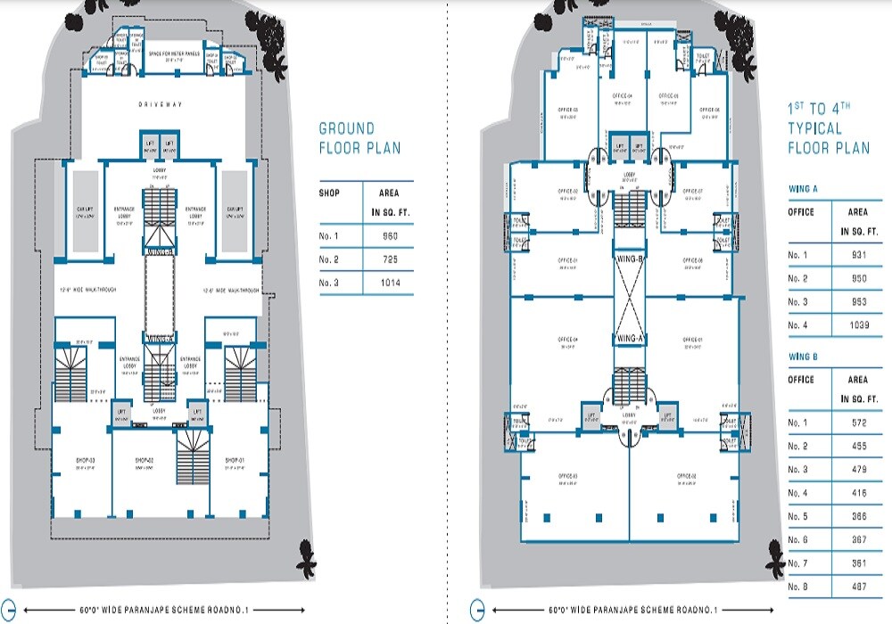 Gala Quest Floor Plans 1