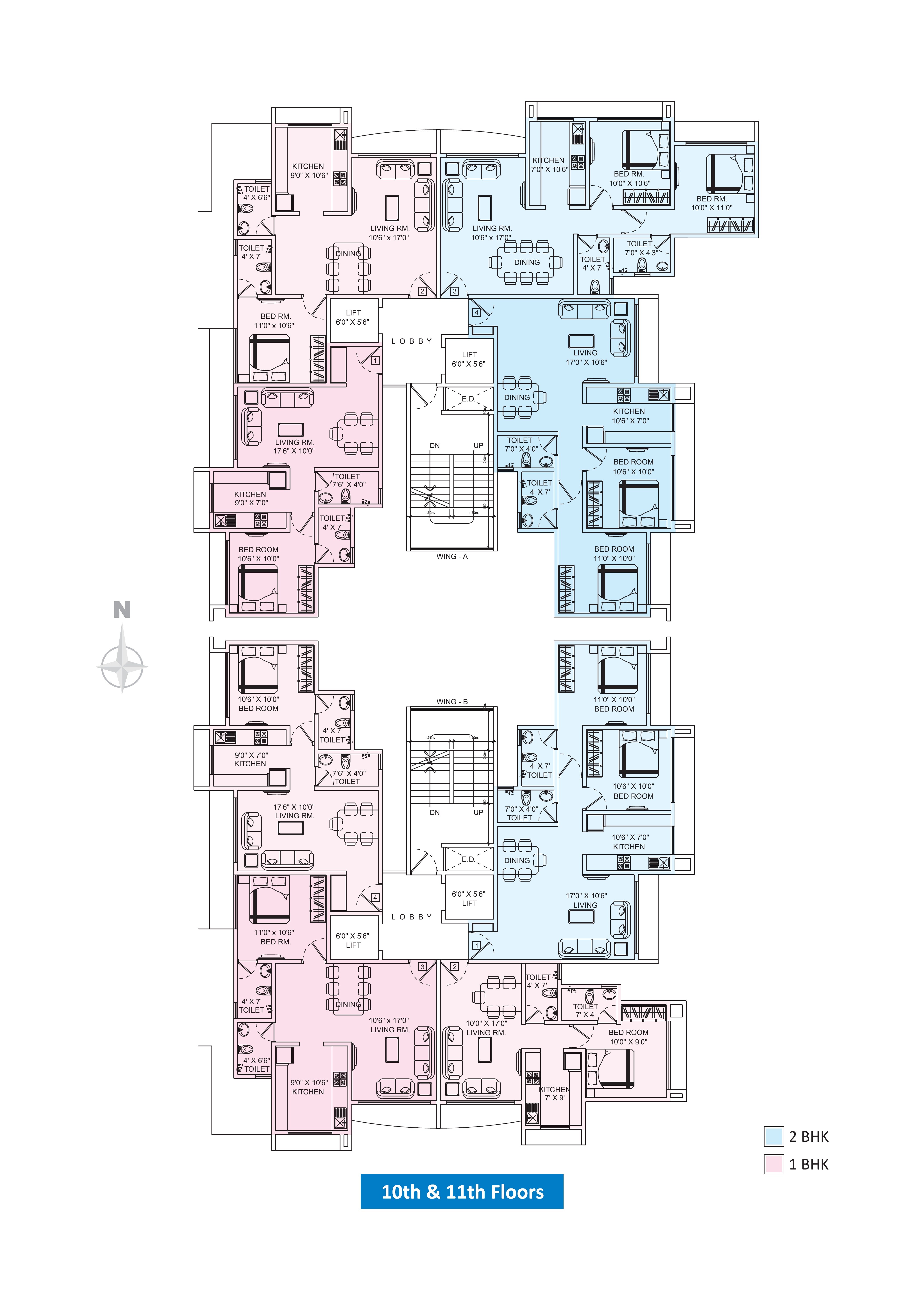 Galaxy Pinnacle Floor Plans 1