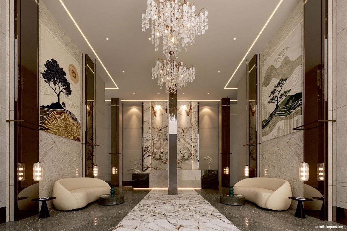 Gami And Jaydeep Elora Lift Lobby Image