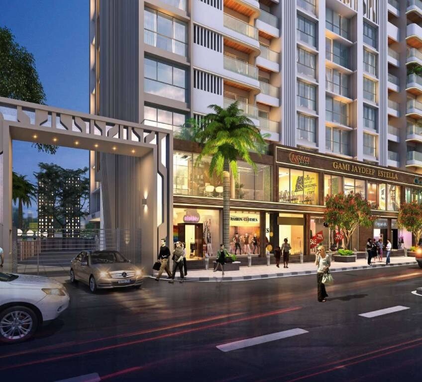 Gami And Jaydeep Estella Entrance View