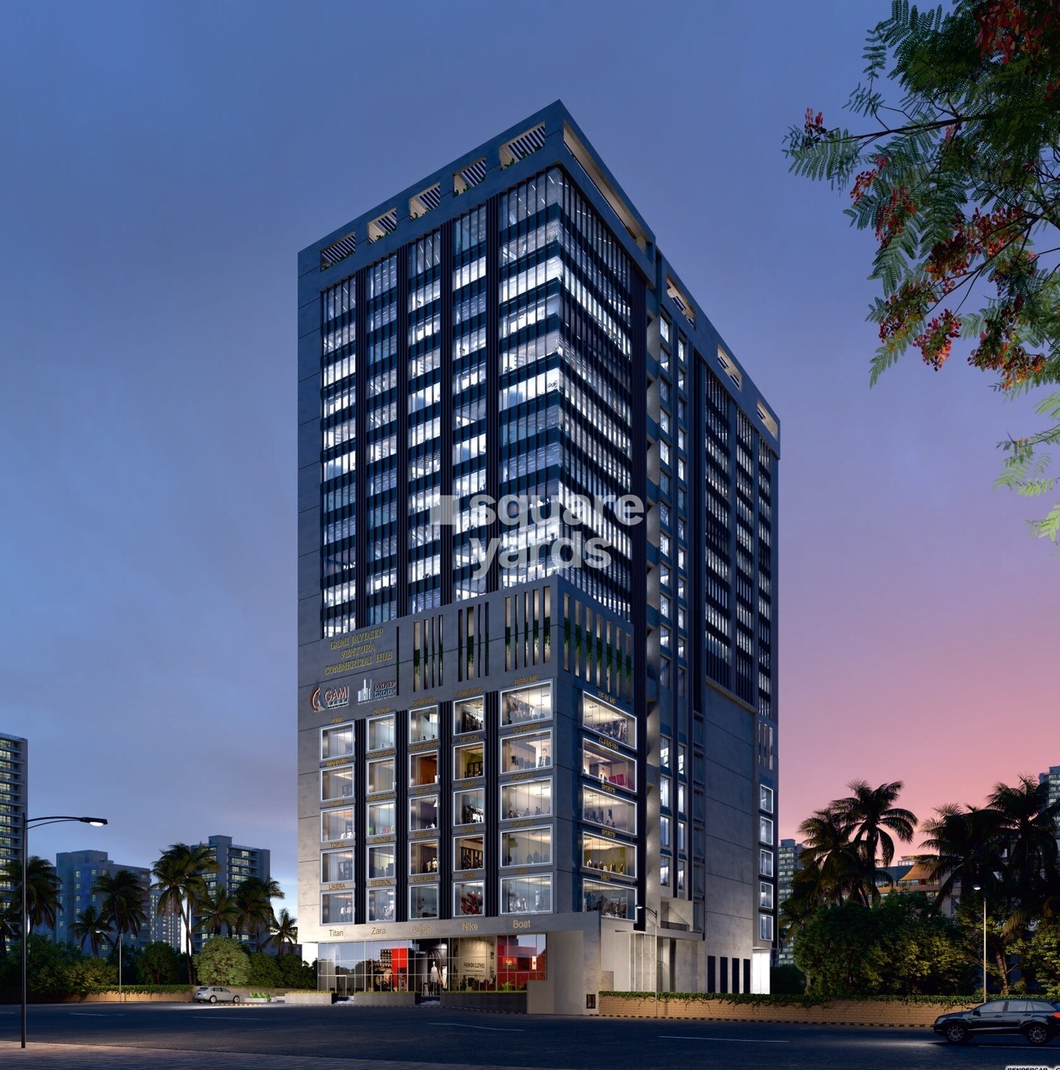 Gami And Jaydeep Ventura Commercial Hub Commercial Exteriors