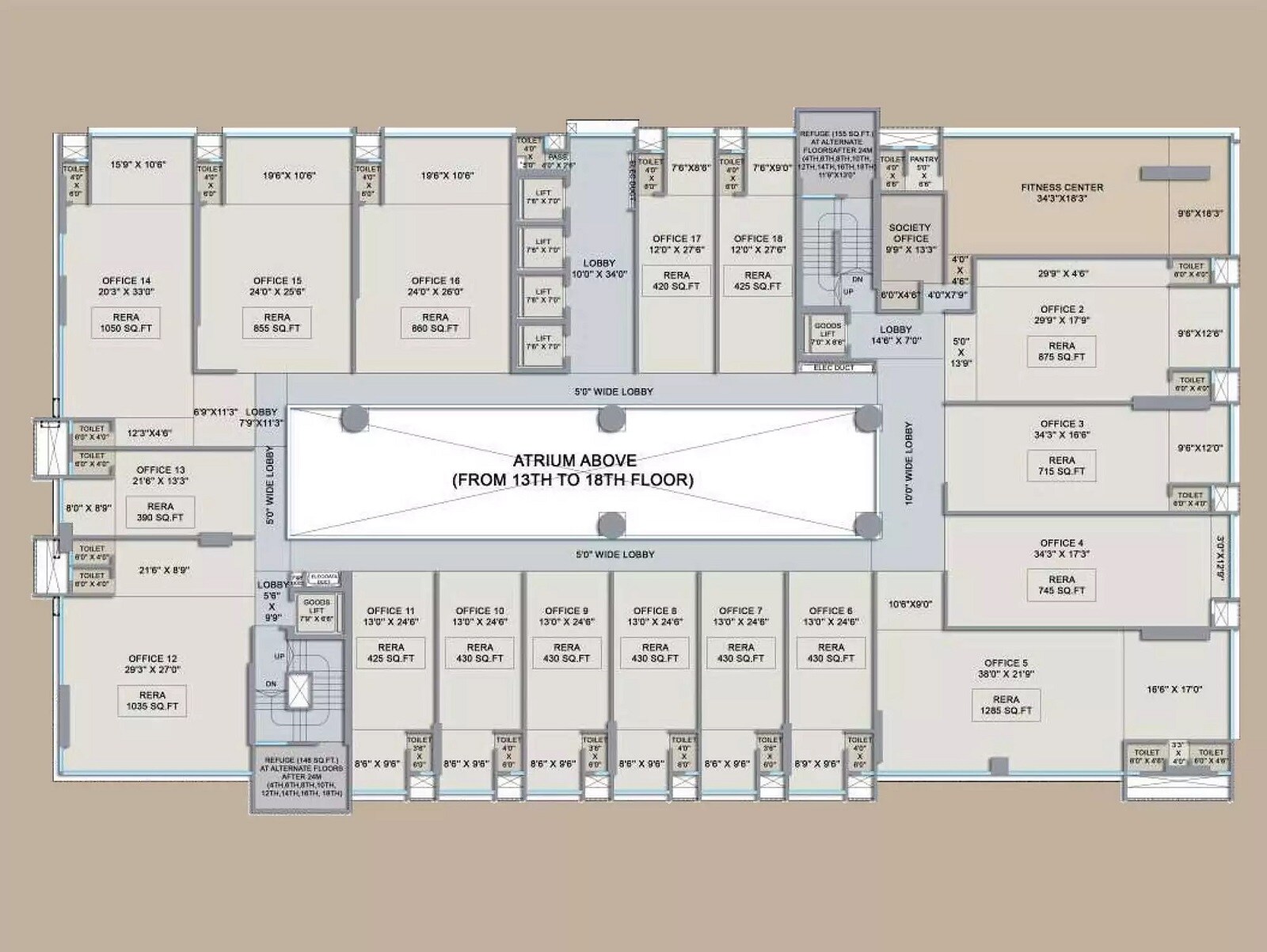 Gami And Jaydeep Ventura Commercial Hub Floor Plans 2