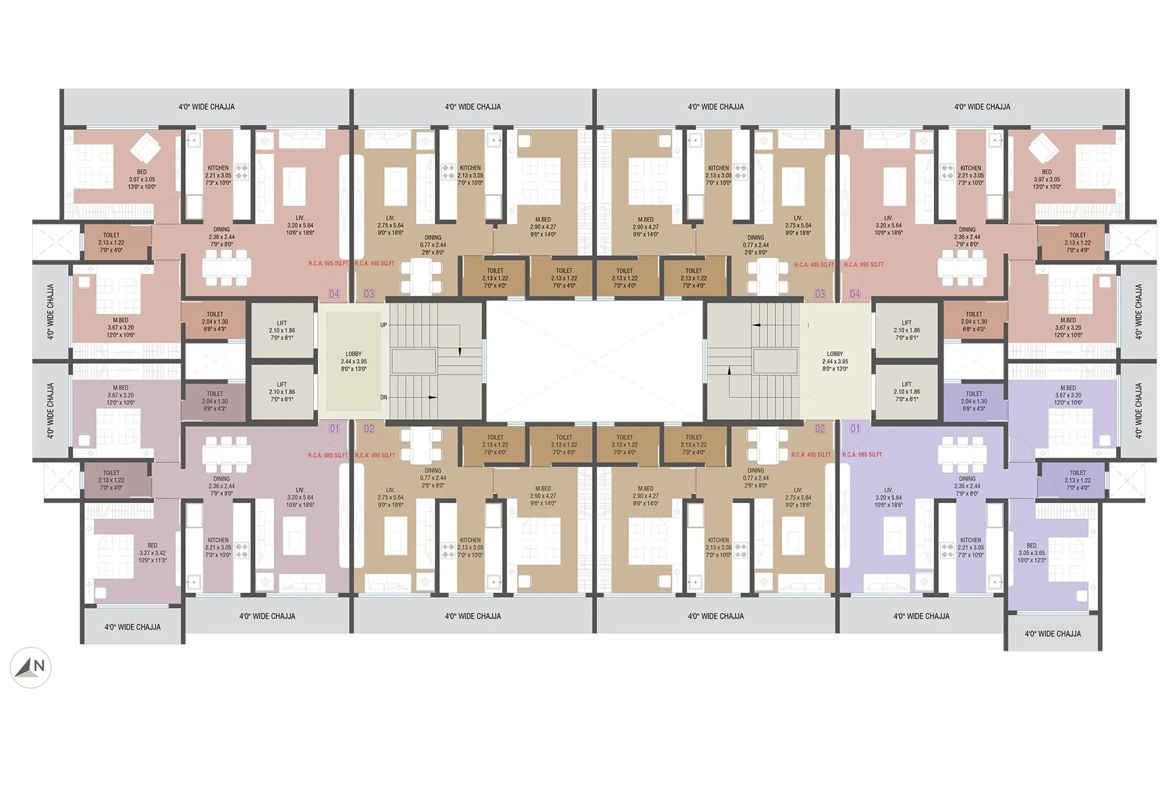 Gami Pristine Floor Plans