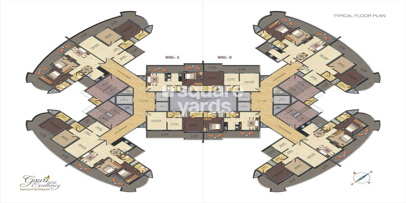 gauri excellency project floor plans1