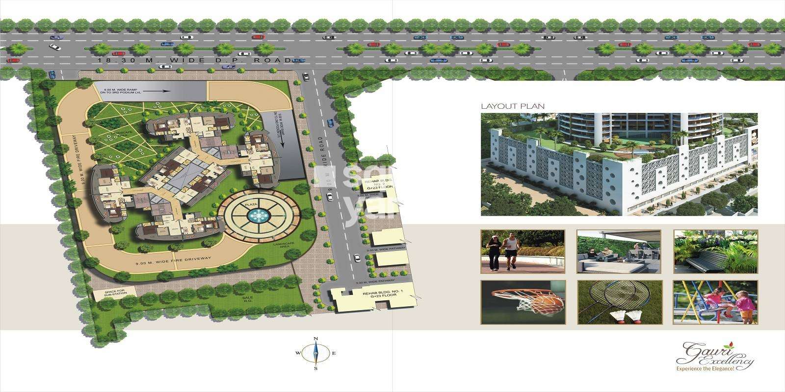 gauri excellency project master plan image1