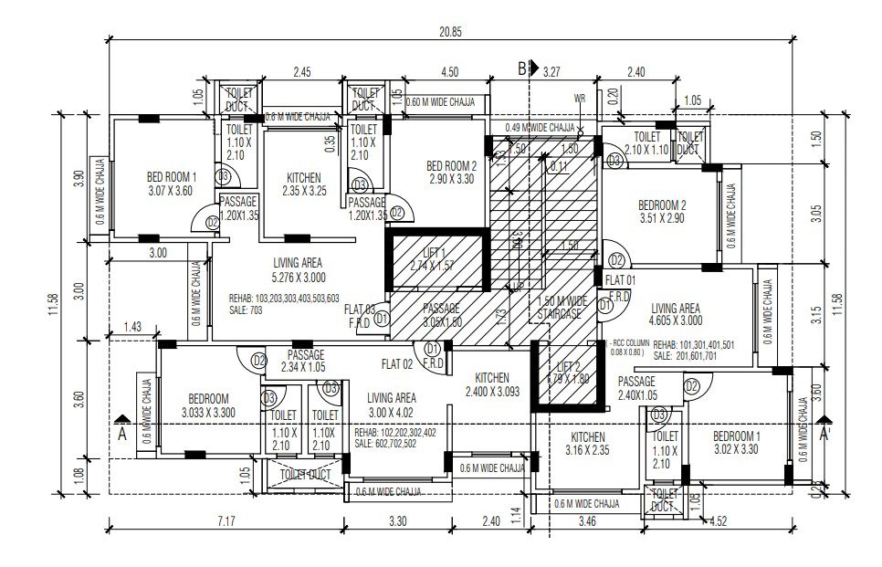 Girija Shivsagar CHS Floor Plans