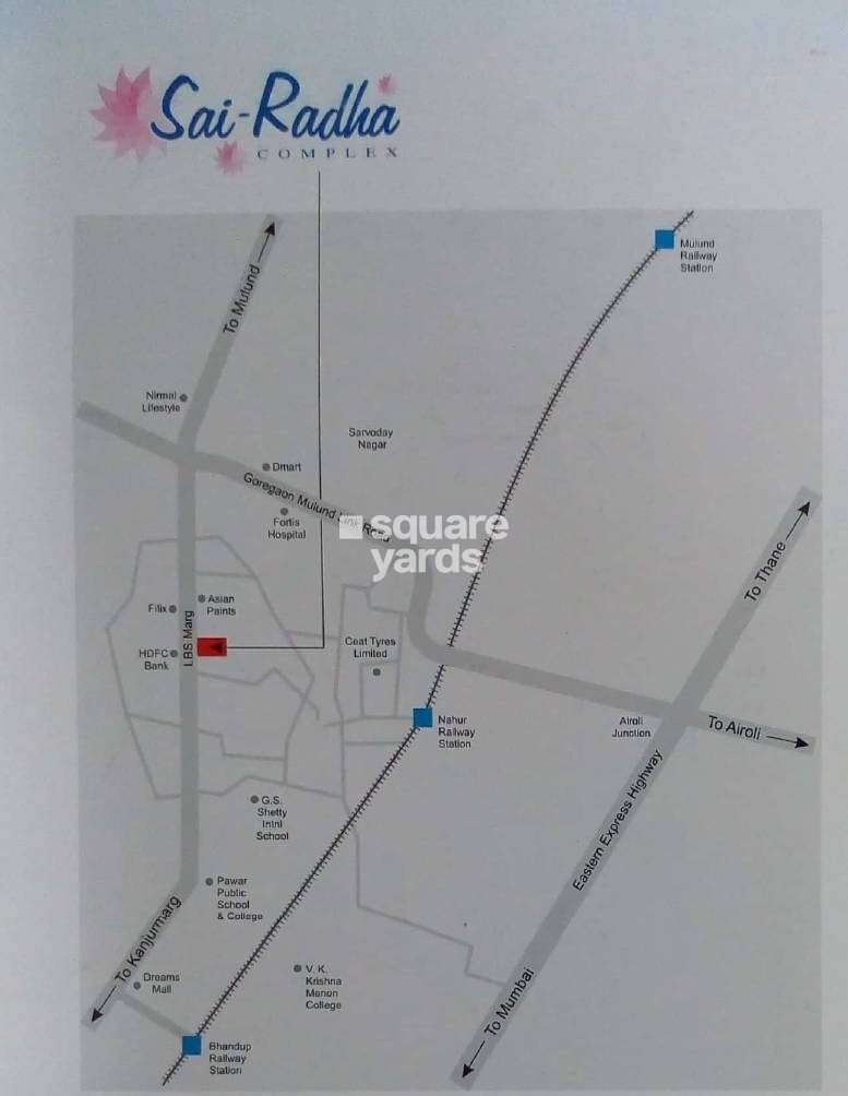 GK Sai Radha Complex Location Image