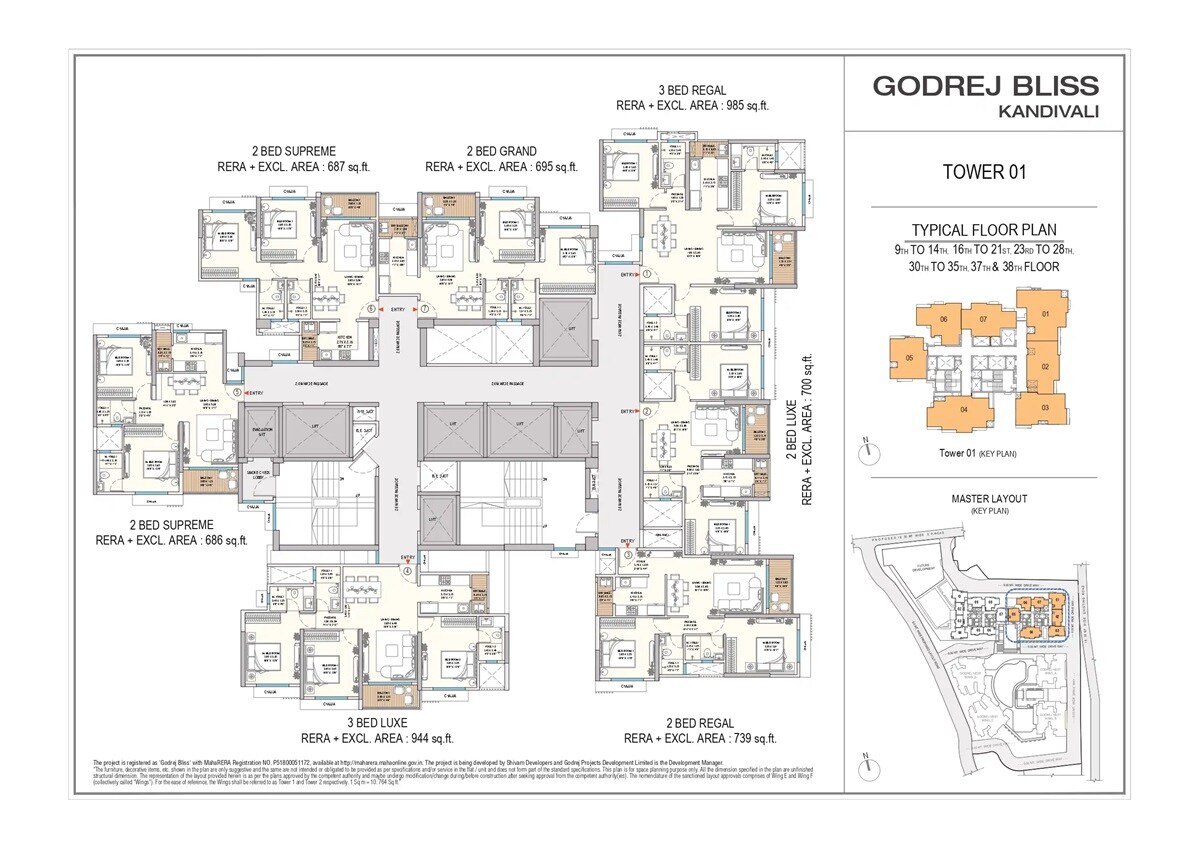 Godrej Bliss Kandivali Floor Plans 3