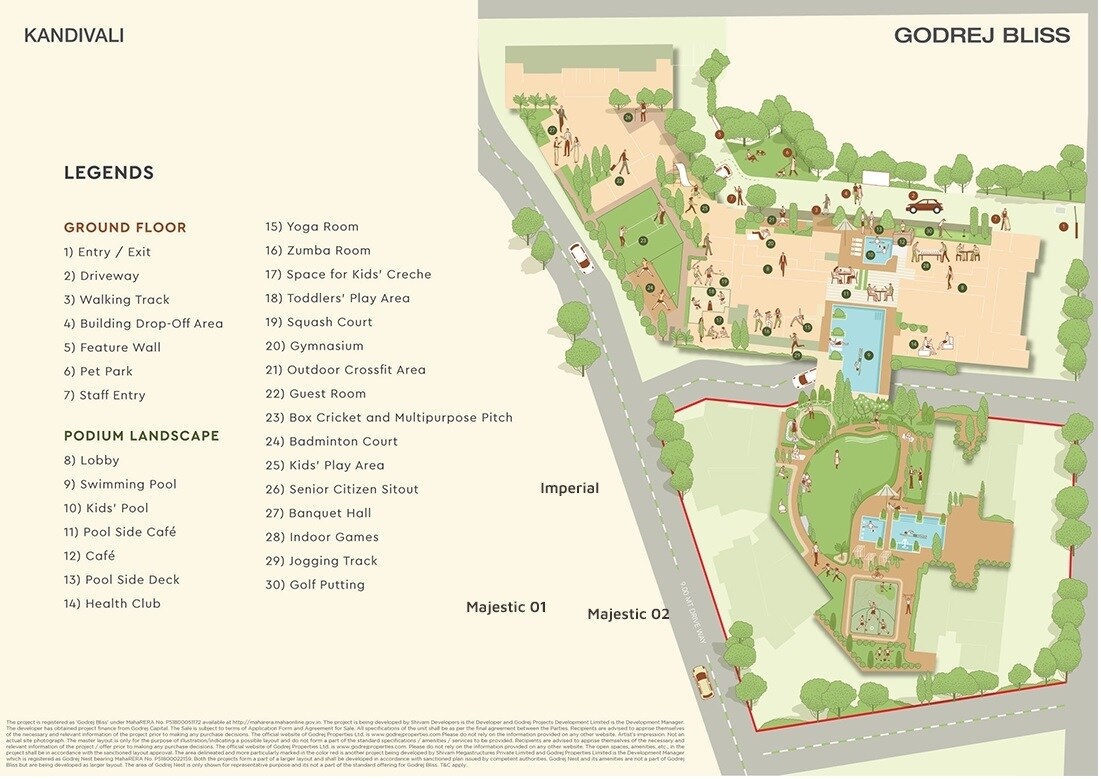 Godrej Bliss Kandivali Master Plan 1