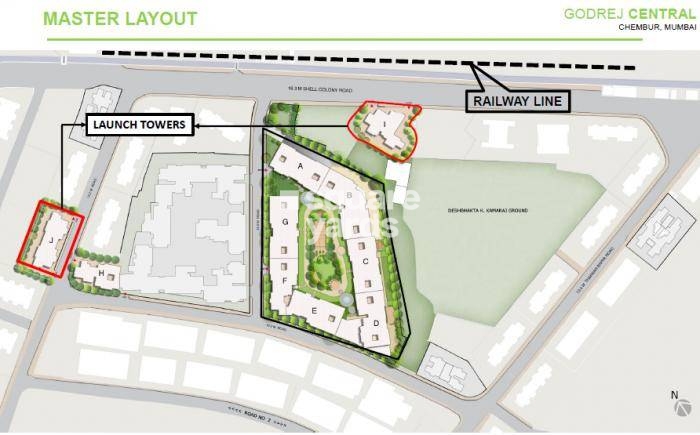 Godrej Central Phase III Master Plan Image