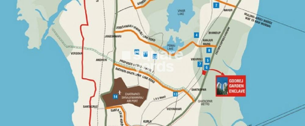 Godrej Garden Enclave Location Image