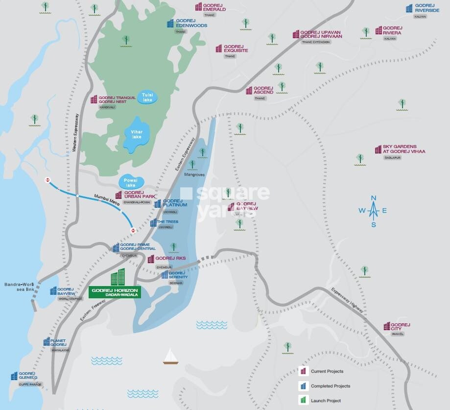 Godrej Horizon Wadala Location Image