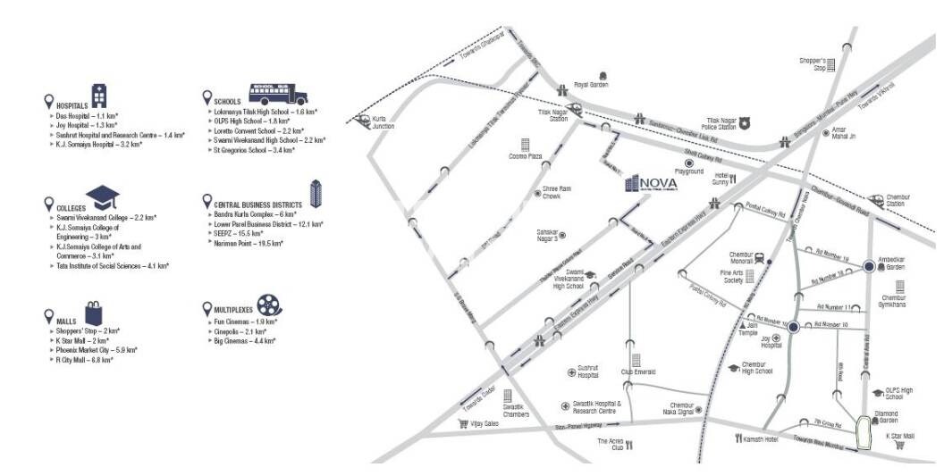 Godrej Nova Location Image