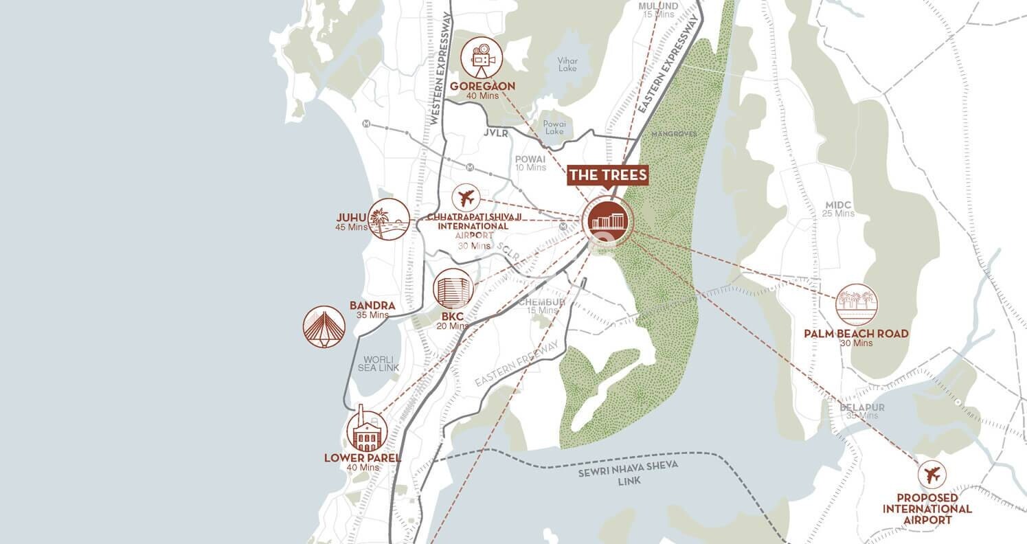 Godrej Origins The Trees Location Image