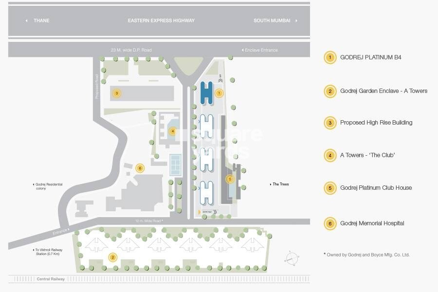 Godrej Platinum Vikhroli East Master Plan Image