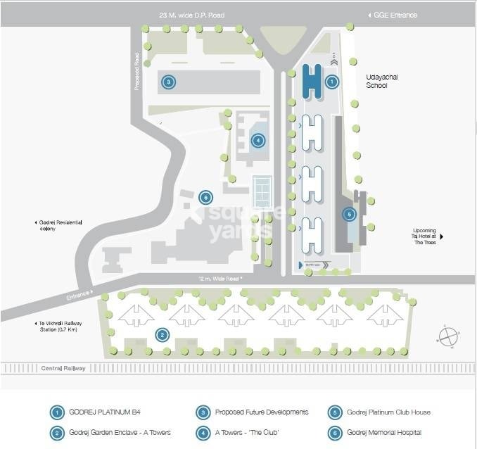 Godrej Platinum Wing B4 Master Plan Image