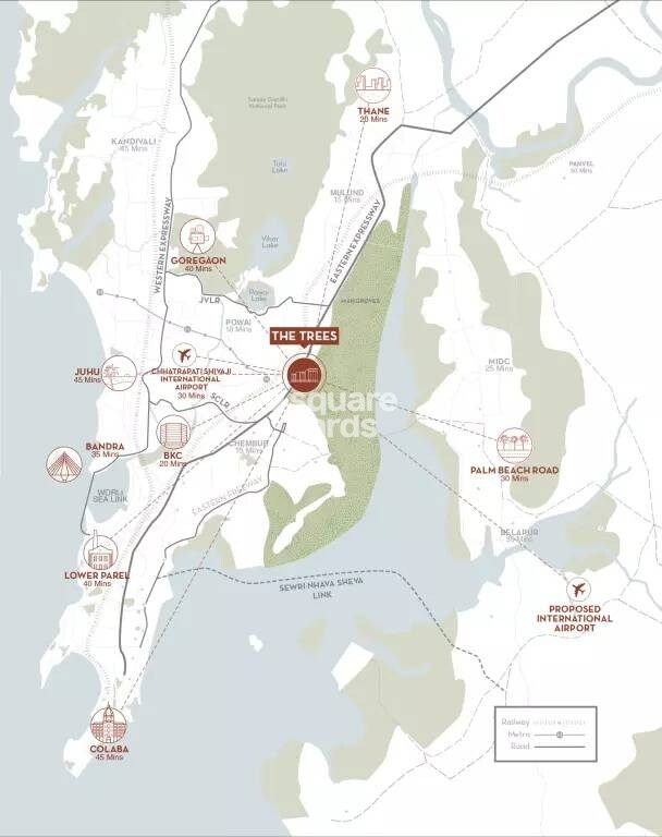 Godrej The Trees Phase II Location Image