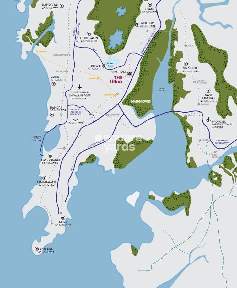 Godrej The Trees Location Image