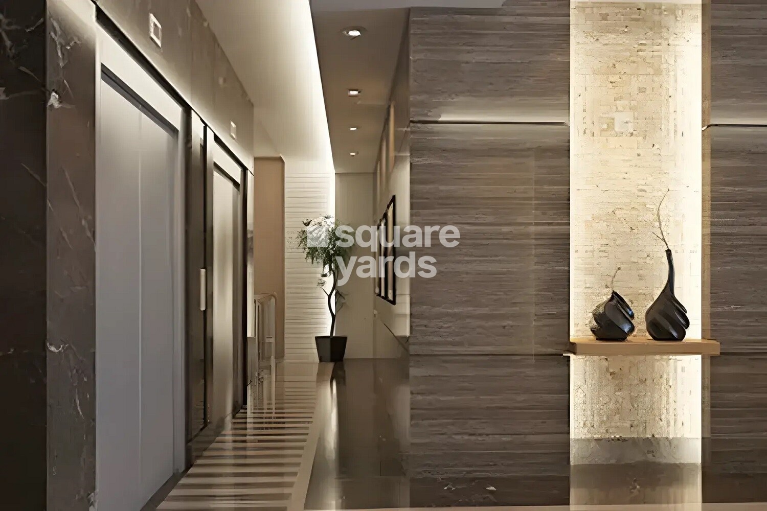 Goldplaza Parshwa Lotus Lift Lobby Image